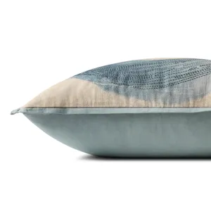 Brigette Romanek x Loloi Blue 20\'\' x 20\'\' Cover Only Pillow