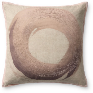 Brigette Romanek x Loloi Blush 20'' x 20'' Cover w/Down Pillow