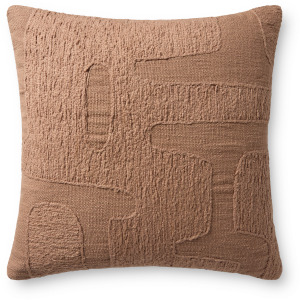 Brigette Romanek x Loloi Blush 22'' x 22'' Cover w/Poly Pillow