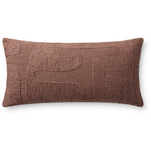 Brigette Romanek x Loloi Mauve 12'' x 27'' Cover w/Poly Pillow
