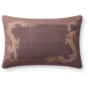 Brigette Romanek x Loloi Mauve 13'' x 21'' Cover w/Poly Pillow