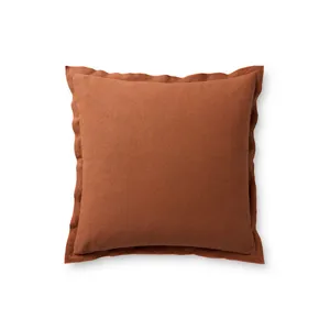 Leanne Ford x Loloi Captain Rust 26\'\' x 26\'\' Cover w/Poly Pillow
