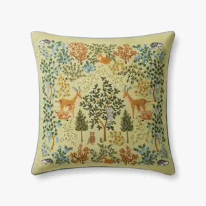 Loloi X Rifle Paper Co. 22\" X 22\", Cover Only Pillow
