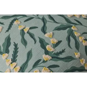 Rifle Paper Co. x Loloi Lily of the Valley Lt. Green / Multi 20'' x 20'' Cover w/Poly Pillow