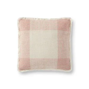 Pillows Natural / Pink Pillow (18\" X 18\" Cover W/Down)