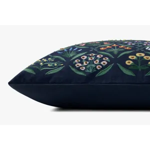 Loloi X Rifle Paper Co. 22\" X 22\", Poly-Filled Pillow