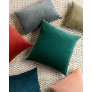 Pillows Navy / Coffee Pillow (18\" X 18\" Cover W/Poly)