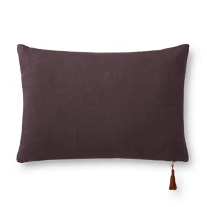 Pillows Mocha / Plum Pillow (16\" X 26\" Cover W/Poly)
