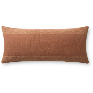 Leanne Ford x Loloi Medlock Rust 13'' x 35'' Cover w/Poly Pillow