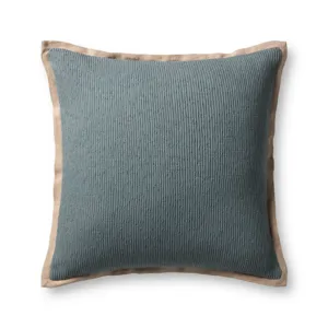 Loloi PLL0207 Blue 22" x 22" Cover w/Poly Pillow