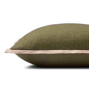 Loloi PLL0207 Green 22\" x 22\" Cover Only Pillow