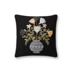 Loloi X Rifle Paper Co. 18\" X 18\", Poly-Filled Pillow