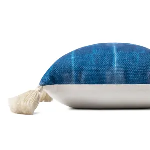 Pillows Blue Pillow (18\" X 18\" Cover W/Down)