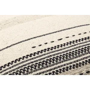 Pillows Natural / Black Pillow (22\" X 22\" Cover W/Poly)