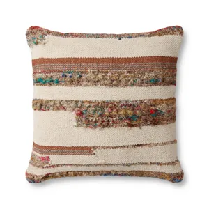 Pillows Ivory / Multi Pillow (22\" X 22\" Cover Only)