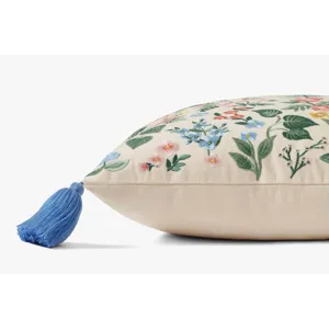 Loloi X Rifle Paper Co. 18\" X 18\", Down-Filled Pillow