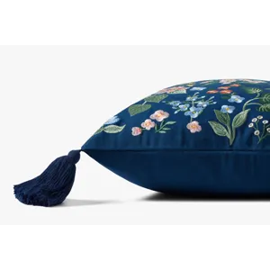 Loloi X Rifle Paper Co. 18\" X 18\", Poly-Filled Pillow