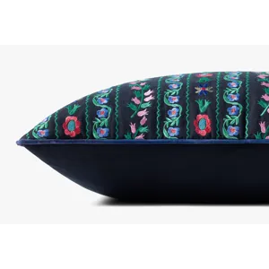 Loloi X Rifle Paper Co. 22\" X 22\", Down-Filled Pillow