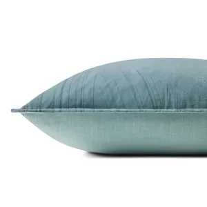 Brigette Romanek x Loloi PBR0021 Blue 26\'\' x 26\'\' Cover w/Down Pillow