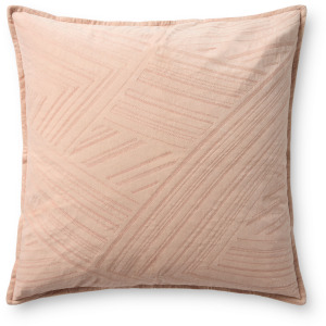 Brigette Romanek x Loloi PBR0021 Blush 26'' x 26'' Cover w/Down Pillow