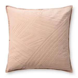 Brigette Romanek x Loloi PBR0021 Blush 26\'\' x 26\'\' Cover w/Down Pillow