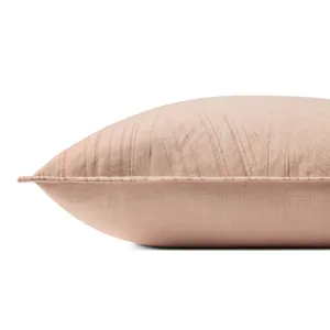 Brigette Romanek x Loloi PBR0021 Blush 26\'\' x 26\'\' Cover w/Down Pillow