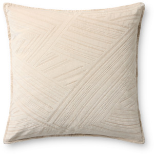 Brigette Romanek x Loloi PBR0021 Ivory 26'' x 26'' Cover Only Pillow