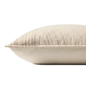 Brigette Romanek x Loloi PBR0021 Ivory 26\'\' x 26\'\' Cover w/Poly Pillow