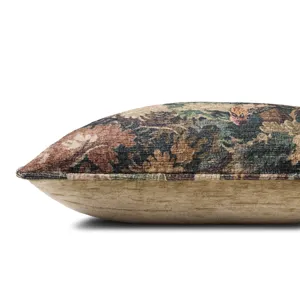 Loloi PLL0212 Green / Multi 22\" x 22\" Cover w/Down Pillow