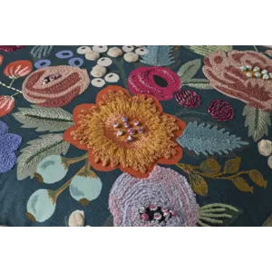 Rifle Paper Co. x Loloi Vintage Garden Multi 18'' x 18'' Cover w/Down Pillow