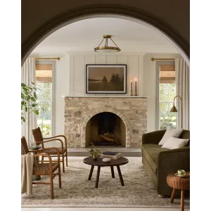 Loloi X Magnolia Home By Joanna Gaines Pace 5\'-3\" X 5\'-3\" Round Rug