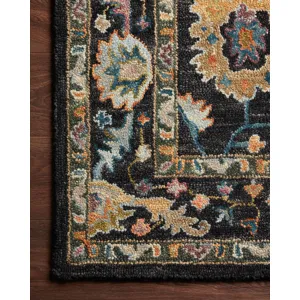 Padma Black / Multi Rug (2' 0" X 5' 0")
