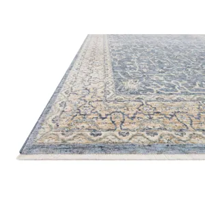 Pandora Dark Blue / Ivory Rug (2' 6" X 10' 0")