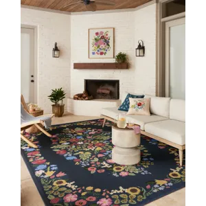 Loloi X Rifle Paper Co. Perennial 7\'-10\" X 11\'-2\" Rug