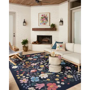 Loloi X Rifle Paper Co. Perennial 2\'-5\" X 3\'-11\" Rug