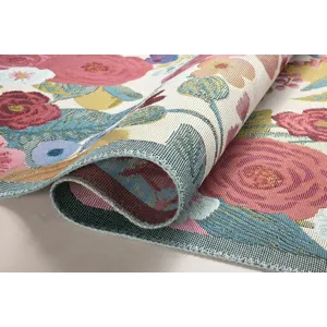 Loloi X Rifle Paper Co. Perennial 5\'-3\" X 7\'-8\" Rug