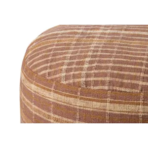 Loloi X Chris Loves Julia 36\"w X 36\"d X 17\"h Round Pouf