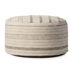 Chris Loves Julia X Loloi 36"w X 36"d X 17"h Round Pouf