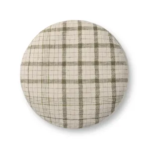 Loloi X Chris Loves Julia 36\"w X 36\"d X 17\"h Round Pouf