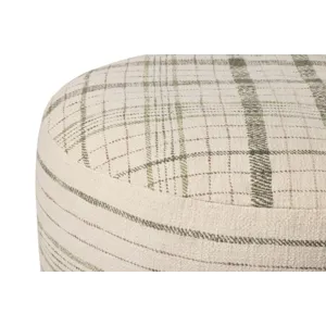 Loloi X Chris Loves Julia 36\"w X 36\"d X 17\"h Round Pouf