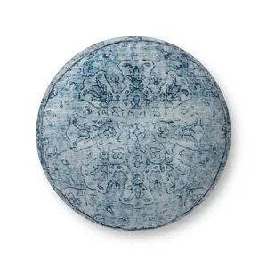 Loloi LPF559 Slate 18x 18 x 20 Pouf