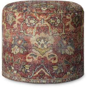 Loloi LPFLAY2 Spice 18x 18 x 20 Pouf