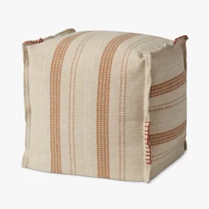 Magnolia Home By Joanna Gaines X Loloi 18"w X 18"d X 18"h Pouf