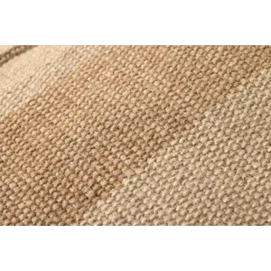 Leanne Ford x Loloi Rosemoor Beige 24\" x 24\" x 13\" Pouf