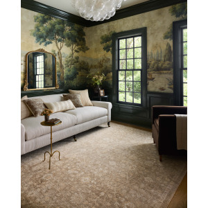Chris Loves Julia x Loloi Palma Bark / Natural Rug