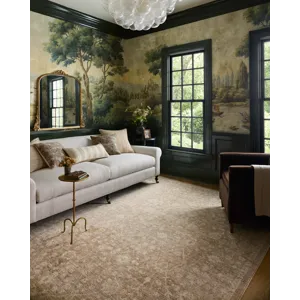 Chris Loves Julia x Loloi Palma Bark / Natural 2\'-3\" x 3\'-10\" Rug