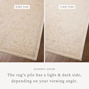 Chris Loves Julia x Loloi Palma Ivory / Sand 9\'-6\" x 13\'-1\" Rug