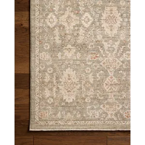 Chris Loves Julia x Loloi Palma Lagoon / Natural 3\'-6\" x 5\'-6\" Rug