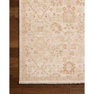Chris Loves Julia x Loloi Palma Natural / Spice 3\'-6\" x 5\'-6\" Rug