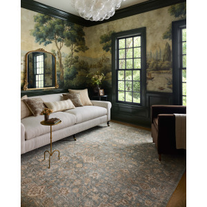 Chris Loves Julia x Loloi Palma Blue / Natural Rug
